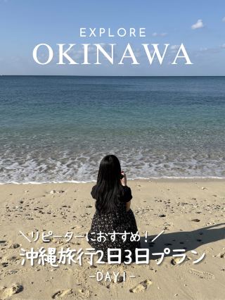 Recommended for repeat visitors! Okinawa 2-night, 3-day itinerary - Day 1