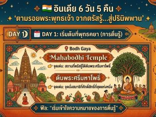 🇮🇳 India 6 Days 5 Nights (Following in the Footsteps of the Buddha)