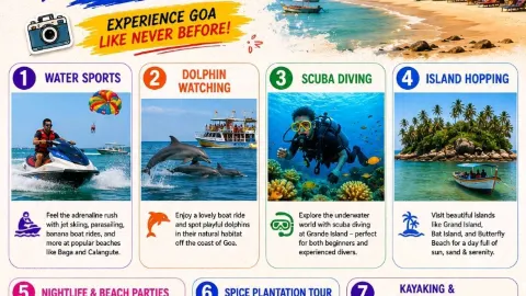 🌴✨ Top Famous Activities in Goa You Shouldn't Miss! 🏖️🇮🇳 — traveler post in Baga