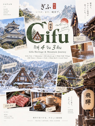 🇯🇵🏯 Gifu… an ancient city, natural beauty, and the warm charm of Japan.