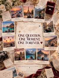 ONE QUESTION. ONE MOMENT. ONE FOREVER. 💍
