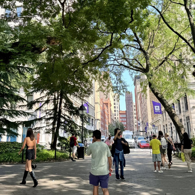 🇺🇸紐約日記07華盛頓廣場公園ft. NYU