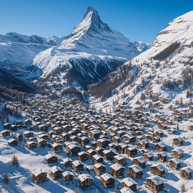 ❄️ Zermatt, Switzerland — The Alpine Dream at the Foot of the Matterhorn