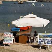Self drive a boat at this Greek island bay!