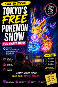 Welcome to TOKYO Night & Light - Free Pokémon Show