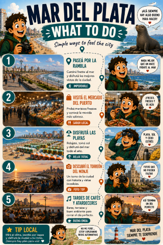 🗺️ A Relaxed Escape in Mar del Plata