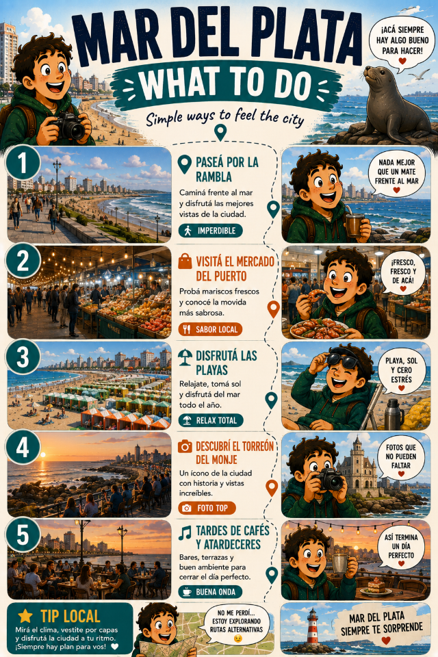 🗺️ A Relaxed Escape in Mar del Plata