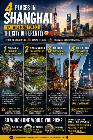 4 Places in SHANGHAI That Will MAKE YOU SEE THE CITY DIFFERENTLY 🤯🇨🇳