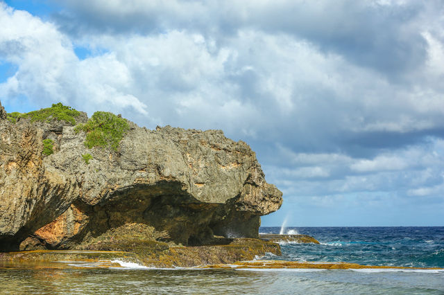 Saipan Island popular check-in spot: Crocodile Head Beach