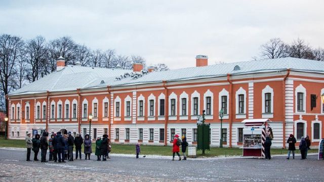 Peter and Paul Fortress - a building of the same age as St. Petersburg