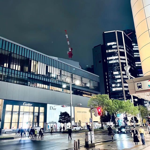 🌌🌉 Sky City! Enjoy the stunning Nagoya night view with the fusion of time and space! 🚣‍♂️🛬