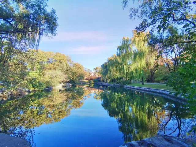 Little White Stone Bridge in the zoo