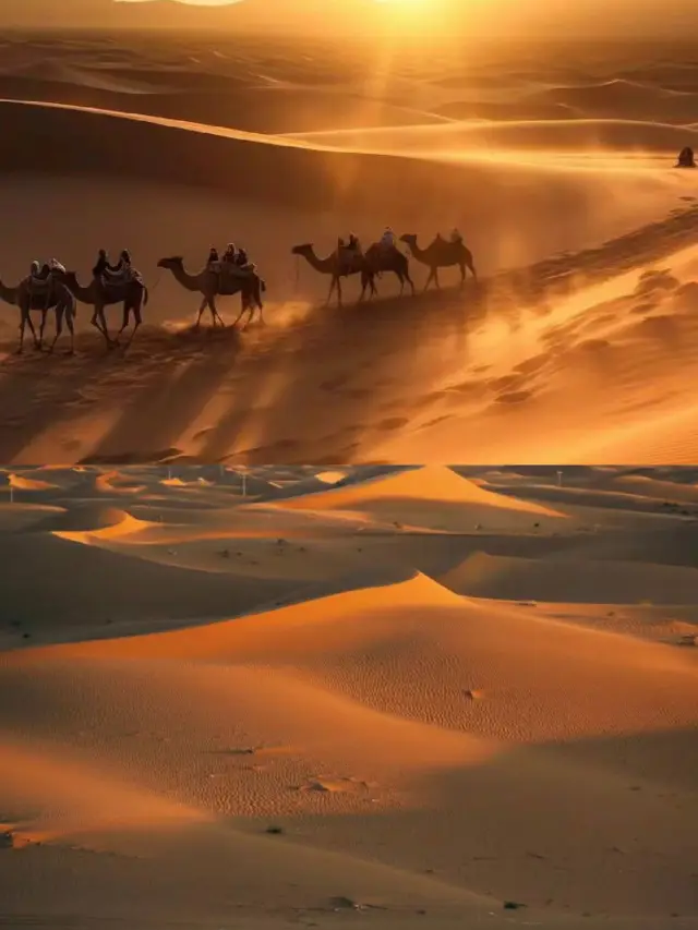 The Tengger Desert spans the endless desolation in search of the heart of the Earth