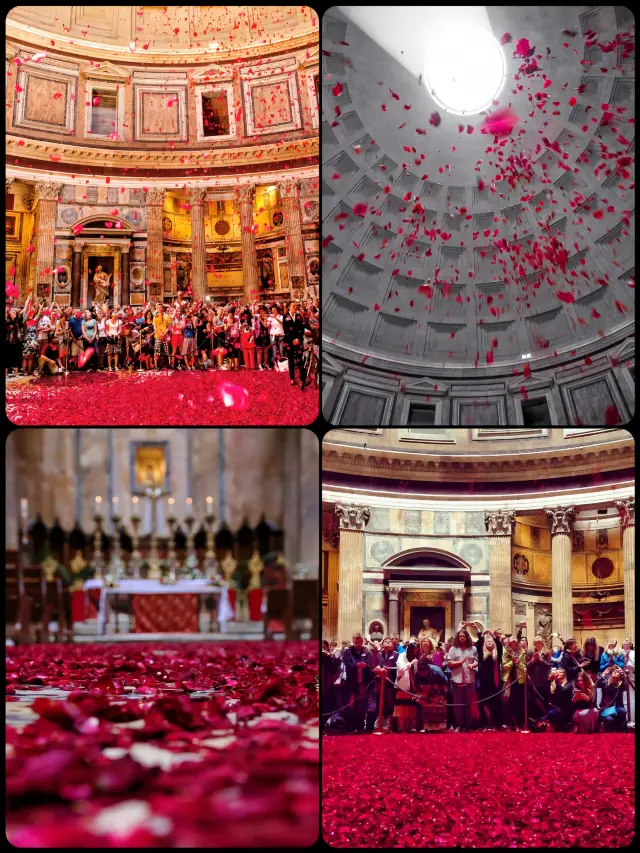 ในกลางเดือนพฤษภาคม ณ ปานเทียนในกรุงโรม จะมีฝนกุหลาบโรแมนติกตกอย่างงดงามเลยทีเดียว!