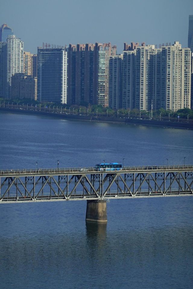 首次在杭州六和塔追火車追公交啦