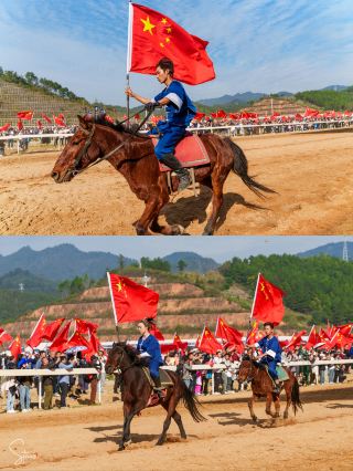 能火出圈天花板級賽馬場面盛大遠超村超。