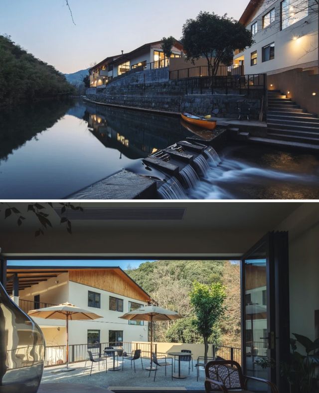 古橋山溪環繞的桃源山居紹興向野而生夏意。