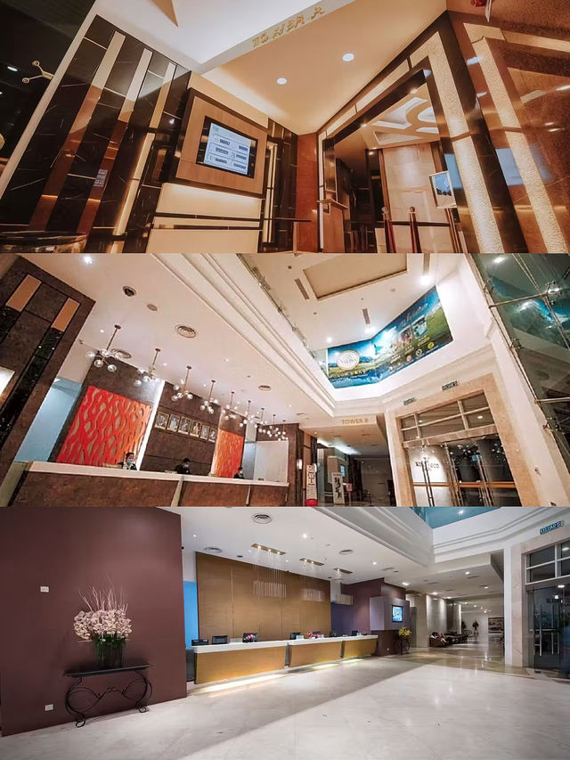 詩巫晶木酒店可以看到拉讓江的風景，房間非常棒！！！。