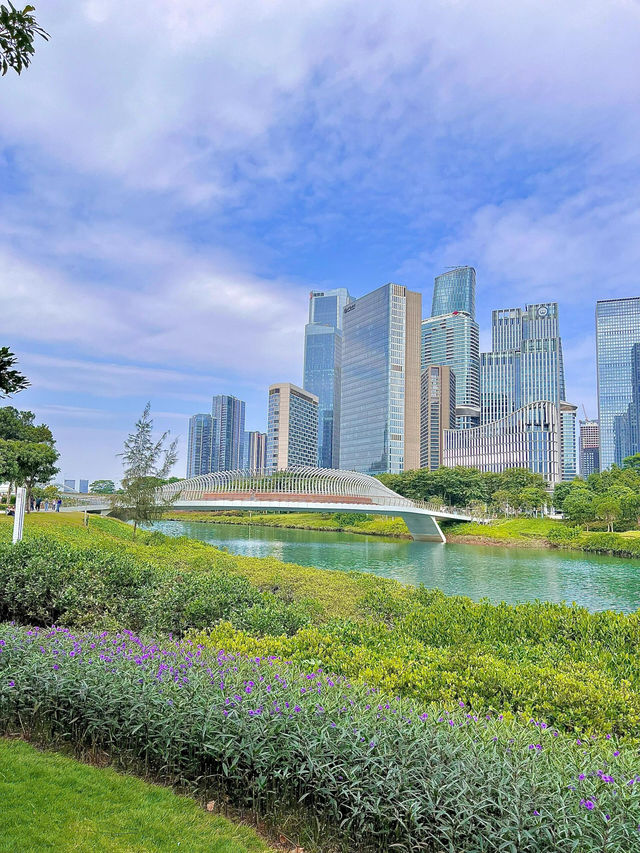 深圳桂灣公園｜人少巨舒服，宮崎駿漫畫公園花又開了！