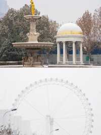 天津下雪了，喊你來賞雪
