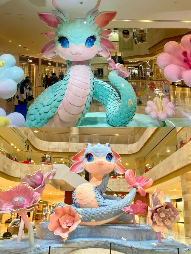 快去德基廣場和美美小蛇拍照！