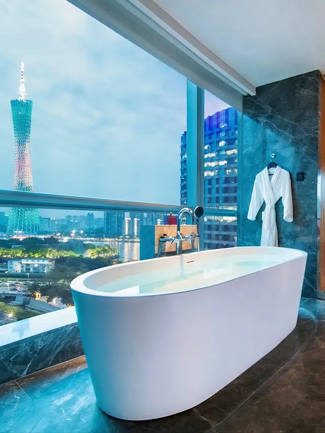 Guangzhou! I always stay at the Conrad Hotel when I visit.