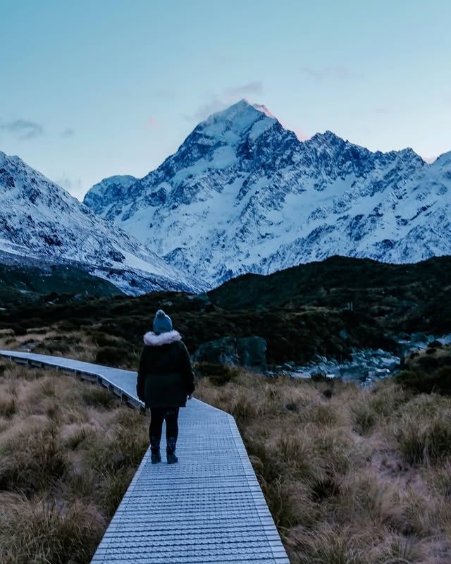 新西蘭庫克山村 | 凱阿點步道