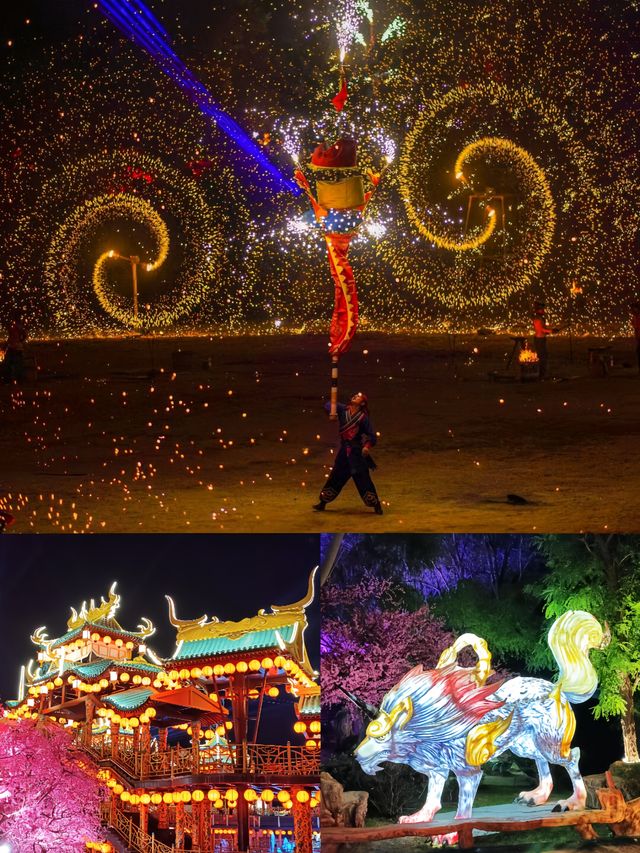 家人們！嚟開封必睇嘅萬歲山打鐵花，靚到離譜！