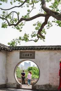 綠意盎然，四月中下旬初遊虎丘