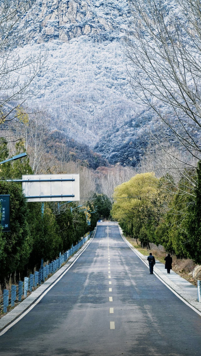 中嶽嵩山2025第一場雪