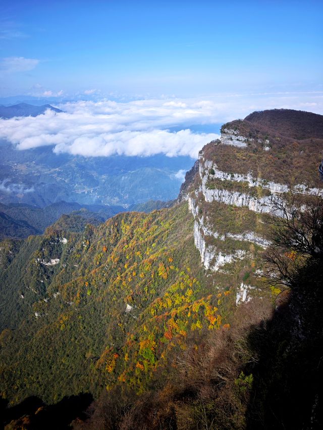 雲霧繚繞龍頭山