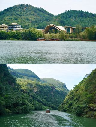 Менее известная живописная страна чудес — ущелье Прыгающего тигра в провинции Гуандун — соперничает с Гуйлинем.