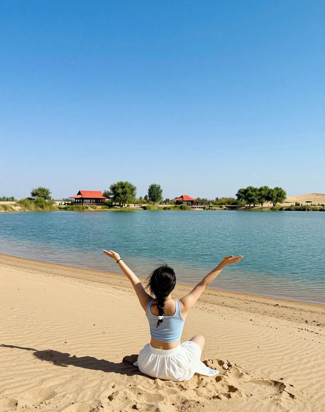 沙漠看海奇幻旅|一半沙漠一半湖的塞北秘境 沙漠看海奇幻旅|一半沙漠一半湖的塞北秘境