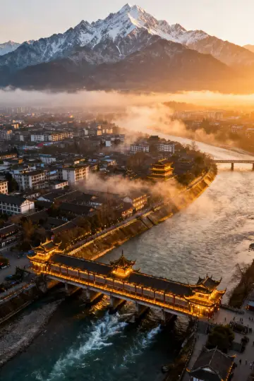 Must-See Snow Scenery Routes in Dujiangyan