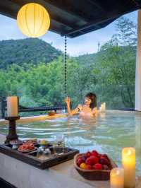 冬日治癒安吉預約制私湯泡完暖到骨子裡