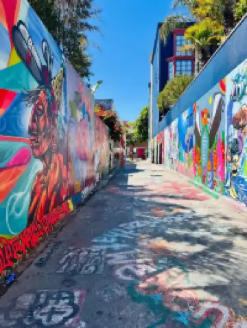 舊金山彩色小巷+壁畫，街頭藝術打卡必來