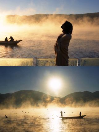 嵐嶼湖景／永遠相信攝影師的審美，瀘沽湖零距離！