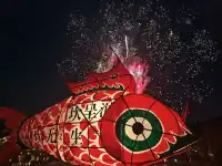 呈坎打卡|月下魚燈 徽州一夢