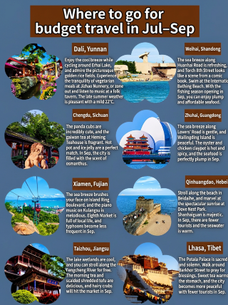 Ke mana bisa berlibur dengan anggaran terbatas dari Juli hingga September? Tempat-tempat ini layak dikunjungi!