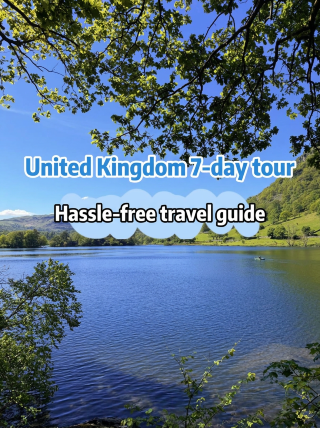 7-day UK travel guide for lazy travelers, save this now