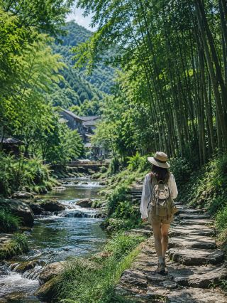 A hiker's paradise! The "Sichuan-Tibet style hidden gem" of the Yangtze River Delta awaits you at Xiaoquanxi Village