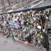 Love Locks on the Seine River