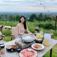 หมูกระทะบนดอย  #เชียงใหม่ #ภูฟิน ⛰️