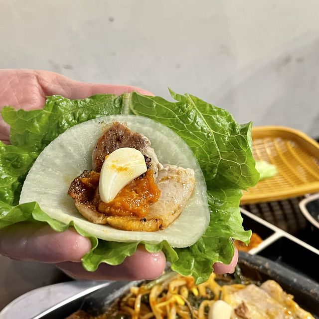 추운 날씨도 녹을 냉동삼겹살 맛집, 상계역 경월당🐷