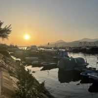 同情人去長洲 扣上情人鎖 欣賞夕陽✨💛