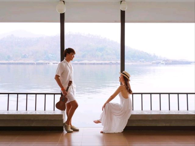 หนีร้อนไปโดน้ำ นอนแพ