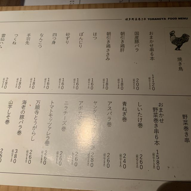 Stylish and delicious izakaya in Hakata 虎乃家