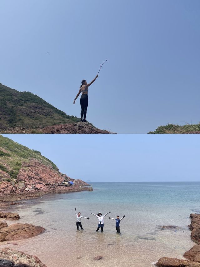 💗天然粉紅小島「赤洲」｜🌊海上岩石樂園