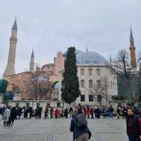 Popular Blue Mosque In Istanbul