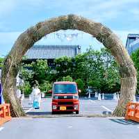 【京都】車用の茅の輪にびっくり‼️